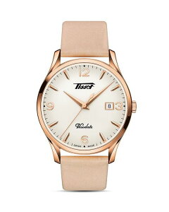 【送料無料】 ティソット レディース 腕時計 アクセサリー Tissot Visodate Watch 40mm White/Beige