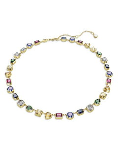 yz XtXL[ fB[X lbNXE`[J[Ey_ggbv ANZT[ Stilla Multicolor Mixed Cut Collar Necklace in Gold Tone 14.96"-17.72" Multi