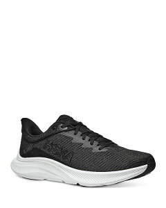 �z�J�I�l�I�l �����Y �V���[�Y �X�j�[�J�[ HOKA Men's Solimar Low Top Running Sneakers BLACK/WHITE �z���C�g
