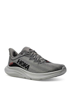 �z�J�I�l�I�l �����Y �V���[�Y �X�j�[�J�[ HOKA Men's Solimar Low Top Running Sneakers LIMESTONE/BLACK �u���b�N