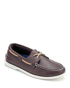 yz Xy[ Y fbLV[Y V[Y Men's Authentic Original Two Eye Leather Boat Shoes Brown