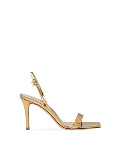 �W�������B�g ���b�V ���f�B�[�X �V���[�Y �T���_�� Gianvito Rossi Ribbon Stiletto 85 Sandals Gold Tone �S�[���h