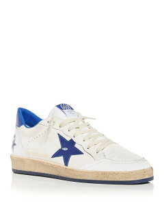 S[fO[X Y V[Y Xj[J[ Golden Goose Men's Ball Star Low Top Sneakers White/Blue zCg