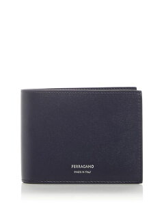 tFK Y ANZT[ z U[ Ferragamo Men's Leather Bifold Wallet Midnight/Nero