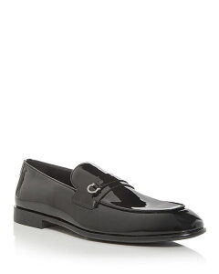 tFK Y V[Y Xb|E[t@[ U[ [t@[ Ferragamo Men's Desio Leather Loafers Nero Patent Leather