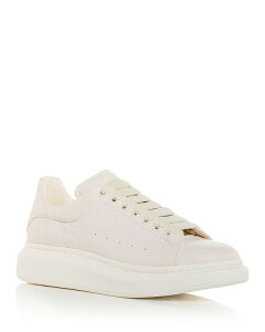 ALT_[E}bNC[ Y V[Y Xj[J[ U[ Alexander McQUEEN Men's Grainy Leather Oversized Sneaker Off White ItzCg