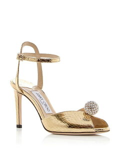 yz W~[`[ fB[X T_ V[Y Women's Sacora 85 Embellished High Heel Sandals - Exclusive Gold/Crystal