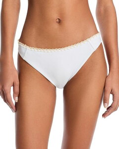 ���C�~�[ �u���b�N ���f�B�[�X ���� �{�g���X�̂� Ramy Brook Iliana Bikini Bottom White w/ Cream Crochet �z���C�g