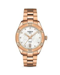 eB\bg fB[X ANZT[ rv Tissot PR 100 Classic Watch 36mm Rose Gold/White zCg