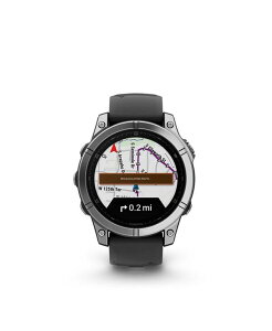 K[~ Y ANZT[ rv TVc Garmin Fenix E 47mm Stainless Steel/Black Watch Black ubN
