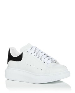 ALT_[E}bNC[ fB[X V[Y Xj[J[ Alexander McQUEEN Women's Oversized Sneakers White/Black zCg