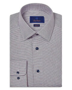 yz fCrbhhiq[ Y Vc gbvX Slim Fit Textured Dobby Dress Shirt Blue/Merlot