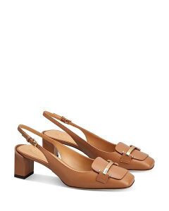 gbY fB[X V[Y pvX U[ [t@[ Tod's Women's Leather Loafer Pumps Light Beige x[W