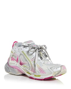 oVAK fB[X V[Y Xj[J[ Balenciaga Women's Runner Low Top Sneakers Ecru Multi GN