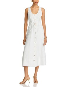 ���C�~�[ �u���b�N ���f�B�[�X �g�b�v�X �����s�[�X Ramy Brook Nomi Belted Dress Ivory �A�C�{���[