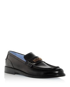 yz FT[` Y Xb|E[t@[ V[Y Men's Logo Loafers Black