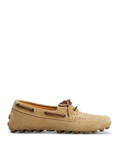 yz gbY Y Xb|E[t@[ V[Y Men's Boat Gommino Bubble Loafers in Suede Light Beige