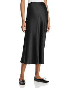 �R�[ ���f�B�[�X �{�g���X �X�J�[�g �~�f�B CO Bias Slip Midi Skirt Black �u���b�N