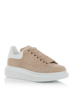 }bNC[ fB[X V[Y Xj[J[ vbgtH[ McQueen Women's Daim Platform Sneakers Dark Sand Th