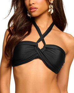 ���C�~�[ �u���b�N ���f�B�[�X ���� �g�b�v�̂� Ramy Brook Arielle Bikini Top Black �u���b�N