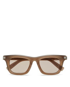 [jA Y ANZT[ TOXEACEFA Zegna Acetate Sunglasses 49mm Taupe g[v
