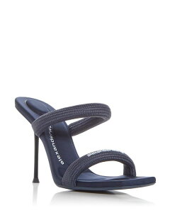 �A���L�T���_�[���� ���f�B�[�X �V���[�Y �T���_�� �q�[�� Alexander Wang Women's Julie Tubular High Heel Sandals Uniform Black �u���b�N