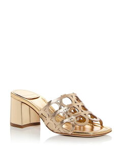 tFK fB[X V[Y T_ FERRAGAMO Women's Erne Gancini Slide Sandals Gold S[h