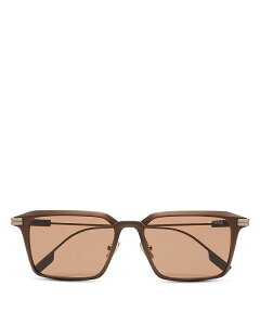 yz [jA Y TOXEACEFA ANZT[ Aluminum Sunglasses 55mm Dark Brown