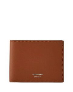 tFK Y ANZT[ z U[ FERRAGAMO Florence Leather Bifold Wallet New Cognac