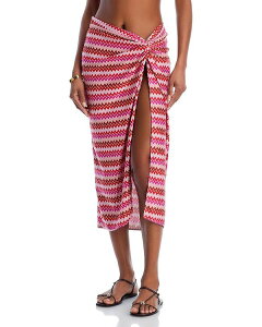 ���C�~�[ �u���b�N ���f�B�[�X �{�g���X �X�J�[�g Ramy Brook Chevron Xana Cover-Up Skirt Flame Chevron
