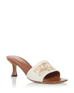 tFK fB[X V[Y T_ FERRAGAMO Women's Zenobia Slide Sandals Miele