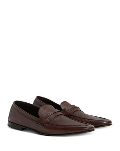 yz [jA Y Xb|E[t@[ V[Y Natural Grain Leather Mocassin Loafers Brown