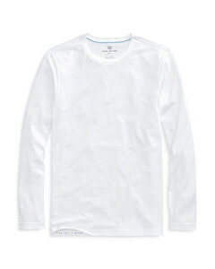 �}�b�N �E�F���_�� �����Y �g�b�v�X T�V���c �N���[�l�b�N Mack Weldon Long Sleeve Pima Crewneck Tee Bright White �z���C�g