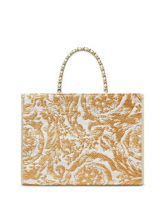 FT[` fB[X obO g[gobO Versace Athena Jacquard Tote White/Gold zCg
