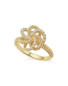 ���S�X ���f�B�[�X �A�N�Z�T���[ �����O LAGOS 18K Gold Love Knot Ring with Diamonds White/Gold �z���C�g