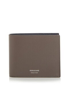 tFK fB[X ANZT[ z U[ FERRAGAMO Leather Bifold Wallet Concrete
