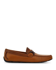 tFK Y V[Y Xb|E[t@[ FERRAGAMO Men's Front 4Vit Gancini Ornament Slip On Drivers Naturale