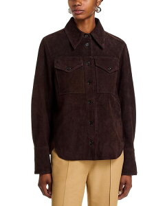 R[ fB[X gbvX Vc XG[h CO Suede Shirt Chocolate `R[g