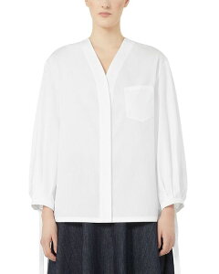 }bNX}[ fB[X gbvX Vc Max Mara Oro Shirt Optical White zCg