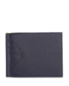 ���C�X ���f�B�[�X �A�N�Z�T���[ ���z ���U�[ ROYCE New York Leather RFID-Blocking Money Clip Wallet Blue �u���[