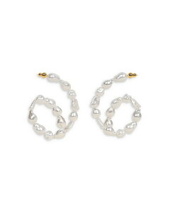 Jg KCA fB[X ANZT[ sAXECO Cult Gaia Kiara Imitation Pearl Curled Drop Earrings Tone Pearl p[