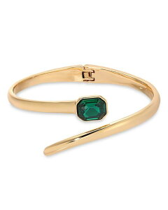 GeBJ fB[X ANZT[ uXbgEoOEANbg Ettika Color Stone Deco Cuff Bracelet in 18K Gold Plated Gold/Green O[