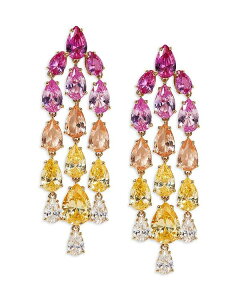 �i�f�B�[�� ���f�B�[�X �A�N�Z�T���[ �s�A�X�E�C�������O Nadri Palm Springs Multicolor Pear Stone Chandelier Drop Earrings Gold �S�[���h