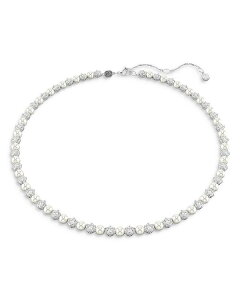 XtXL[ fB[X ANZT[ lbNXE`[J[Ey_ggbv [X Swarovski Matrix Tennis Necklace 16"-17" Silver Vo[