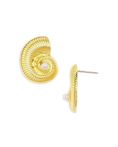 ANA fB[X ANZT[ sAXECO AQUA Shell Earrings - Exclusive Gold S[h