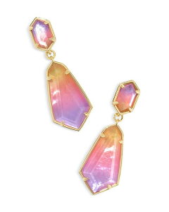 PhXRbg fB[X ANZT[ sAXECO Kendra Scott Hallie Mother Of Pearl Convertible Drop Earrings Pink/Gold sN