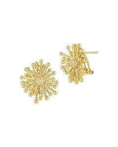 ANA fB[X ANZT[ sAXECO AQUA 14K Gold Plated Pav Starburst Statement Stud Earrings - Exclusive Gold S[h