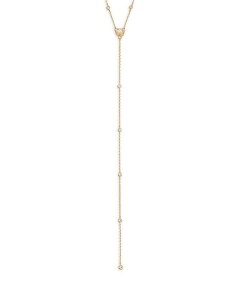 GeBJ fB[X ANZT[ lbNXE`[J[Ey_ggbv [X Ettika Santorini Cubic Zirconia Shell Lariat Necklace 15"-18" Gold S[h