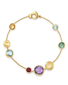 }R r`FS fB[X ANZT[ uXbgEoOEANbg Marco Bicego 18K Yellow Gold Jaipur Color Gemstone Station Bracelet Multi/Gold S[h