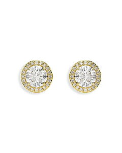 XtXL[ fB[X ANZT[ sAXECO Swarovski Una Crystal Halo Stud Earrings Tone Gold S[h